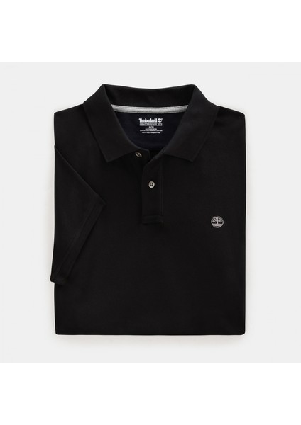 Pique Short Sleeve Polo Erkek Siyah T-Shirt TB0A26N40011 modelleri