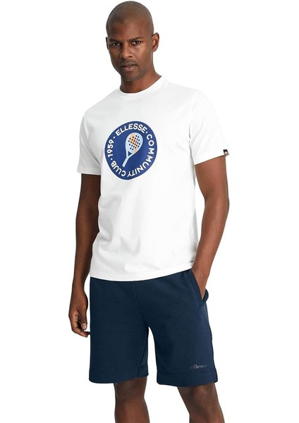 Logolu Bisiklet Yaka % 100 Pamuk T Shirt Erkek T Shirt EM185