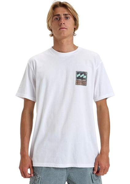 STAMP SS Beyaz Erkek Kısa Kol T-Shirt