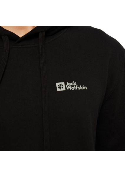 Tommy Hoody Siyah Erkek Kapüşonlu Sweatshirt 1000003TR