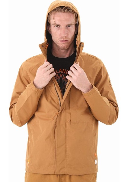 Water Resistant Shell Jacket Erkek Sarı Mont TB0A5XRSP471