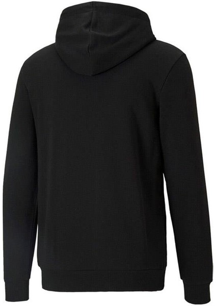 Essential Big Logo Erkek Siyah Kapüşonlu Sweatshirt