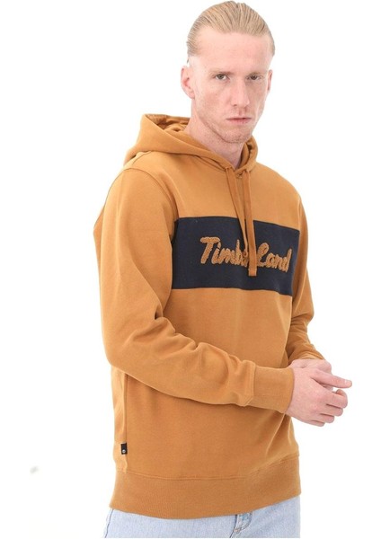 TB0A6FKMP471 Timberland Ls Cursive Hoodie Sweatshirt Regular Erkek Sweatshirt Kahve indirimleri