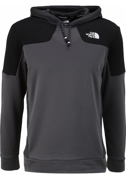 Gri Erkek Kapüşon Yaka Normal Kalıp Sweatshirt NF0A87J3XIU1_PULL On Fleece Hoodıe modelleri