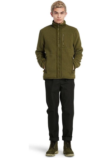 Ti̇mberland TB0A24CY Mi̇x Medi̇a Sherpa Fz Fleecė Erkek Ceket