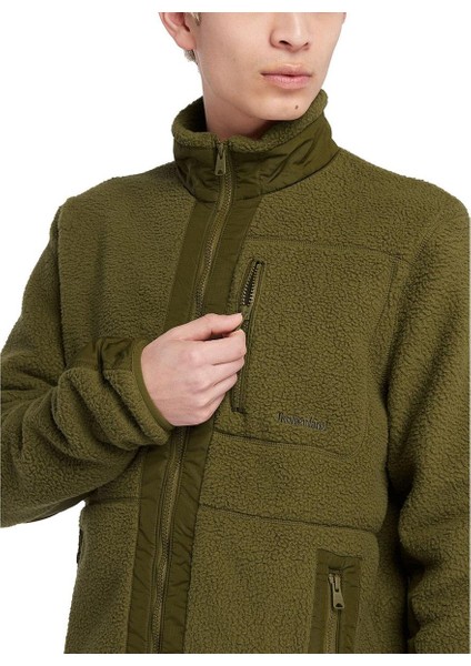 Ti̇mberland TB0A24CY Mi̇x Medi̇a Sherpa Fz Fleecė Erkek Ceket