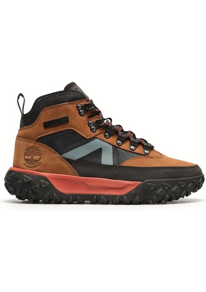 Mıd Lace Up Waterproof Hı Kahverengi Erkek Outdoor Bot
