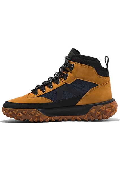 Mid Lace Up Waterproof Hiking Sarı Bot