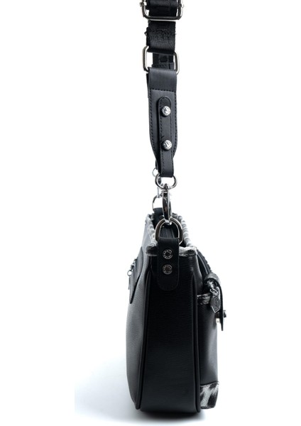 Leopar Siyah SP1160 Kadın Çapraz Çanta modelleri