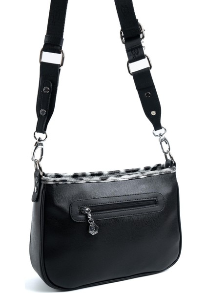 Leopar Siyah SP1160 Kadın Çapraz Çanta fırsatları