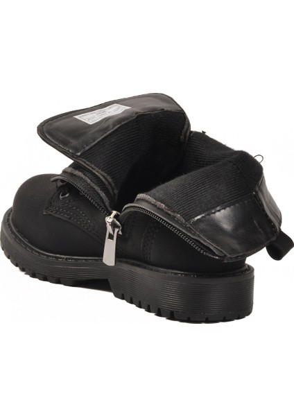 Siyah Zümrüt Içi Polarlı Bağcıklı Fermuarlı Kız Çocuk Bot 24028 P fırsatları