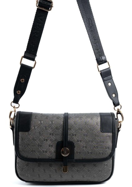 Platin - Siyah SP1182 Kadın Çapraz Çanta