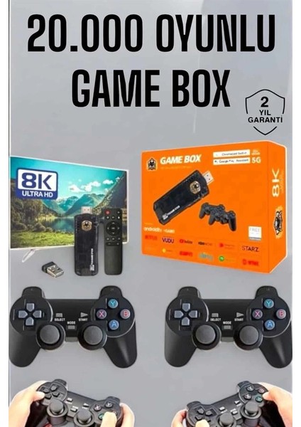 8k Premium 20.000 Oyunlu Gamebox Tv Uyumlu fiyatları