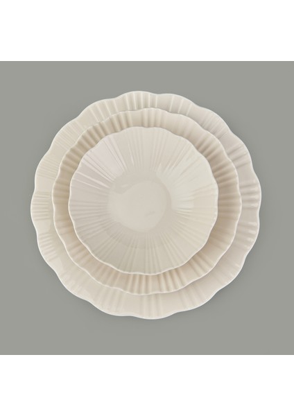 Kitchen 24 Parça Inci Porselen Yemek Takımı - Krem fiyatları