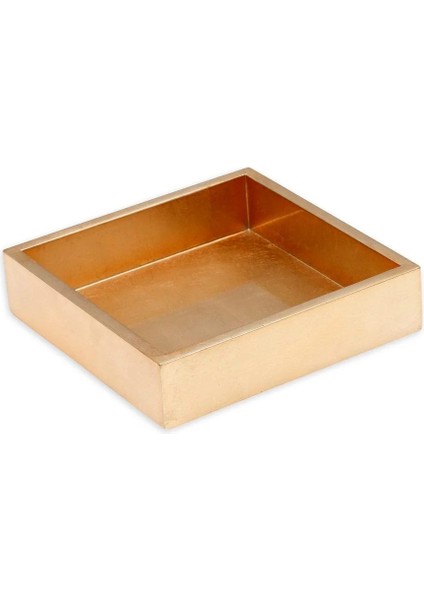 Lacquer Luncheon Napkin Holder In Gold 1 Each