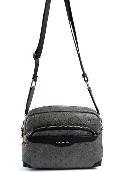 Platin - Siyah SP1201 Kadın Çapraz Çanta