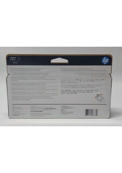 Hp 727 B3P22A Matte Black Kartuş 130ML fırsatları