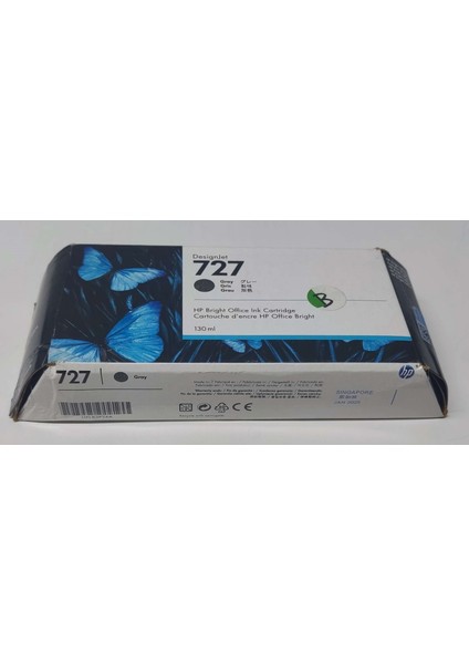 Hp 727 B3P24A Gray Kartuş 130ML fiyatları