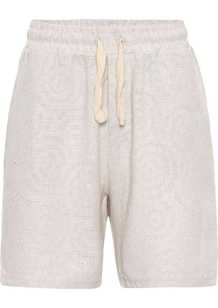 Oversize Şort Gömlek Takım Ekru fırsatları