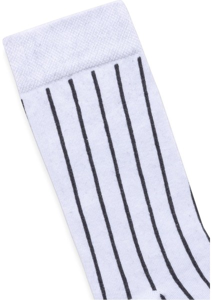Çizgi Desenli Tenis Çorap Beyaz fiyatları