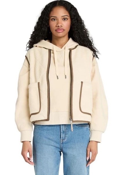 Sherpa Fleece Vest Kadın Ceket TB0A5N2XEFL1