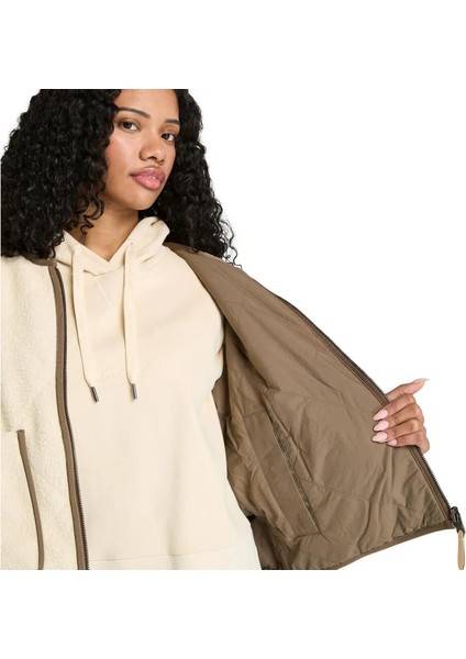 Sherpa Fleece Vest Kadın Ceket TB0A5N2XEFL1 indirimleri