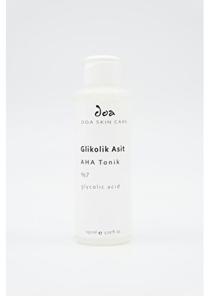 %7 Glikolik Asit AHA Tonik 150 ml Tüm Cilt Tipleri için Cilt Yenileyici indirimleri