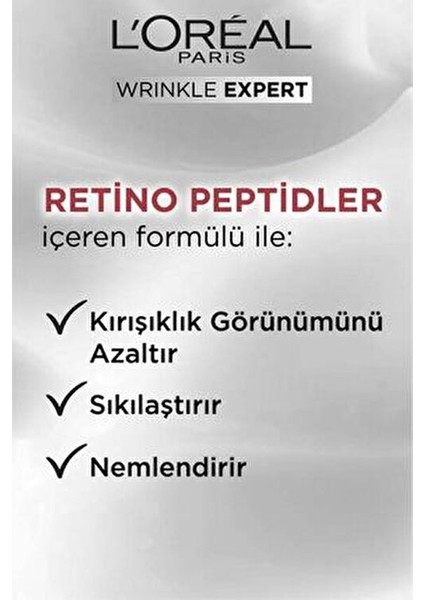 Wrinkle Expert Gündüz Kremi 50 ml Sıkılaştırıcı ve Nemlendirici Tüm Cilt Tipleri için indirimleri