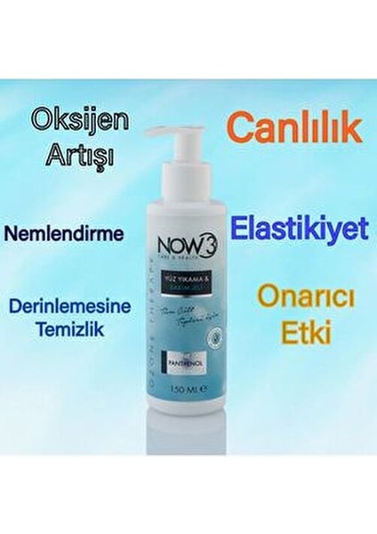 Yüz Yıkama ve Bakım Jeli 150 ml Arındırıcı ve Nemlendirici Tüm Cilt Tipleri için fiyatları