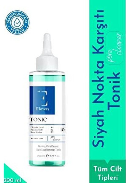 Arındırıcı Tonik 200 ml Glikolik Asit ile Tüm Cilt Tipleri için Sıkılaştırıcı Etki indirimleri