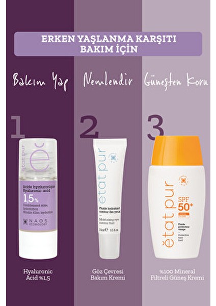 Hyaluronik Asit Serum 15 ml Yüz Bakımı için Kırışıklık Karşıtı ve Sıkılaştırıcı Etki