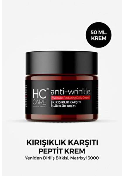 Kırışıklık Karşıtı Bakım Kremi 50 ml Yeniden Diriliş Bitkisi ve Matrixyl 3000 İçerir fırsatları