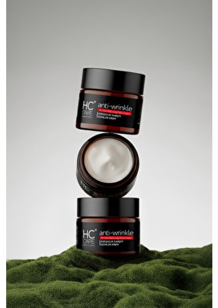 Kırışıklık Karşıtı Bakım Kremi 50 ml Yeniden Diriliş Bitkisi ve Matrixyl 3000 İçerir