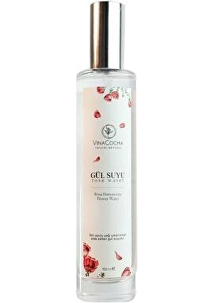 Gül Suyu 100 ml Tüm Cilt Tipleri için Koruyucu Etkili Doğal Yüz Bakım Ürünü