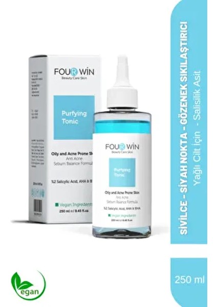 Salisilik Asitli Sıkılaştırıcı Tonik 250 ml Yağlı ve Sivilceli Ciltler için fırsatları