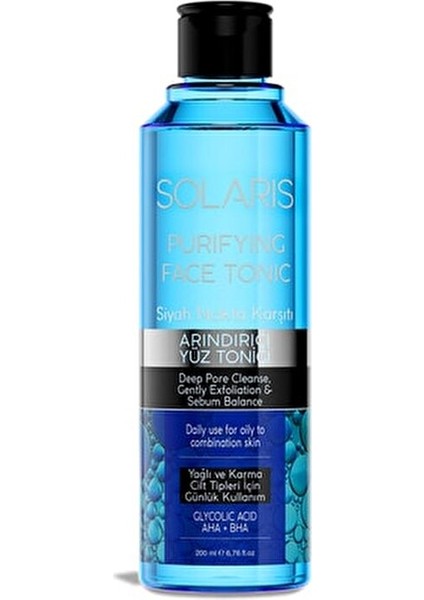 Yüz Temizleme Toniği 200 ml Yeşil Çay Özlü Yağlı Ciltler için Arındırıcı Etkili indirimleri