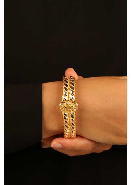 Tuğralı Rize Kelepçe Altın Bilezik YCGK004 fiyatları