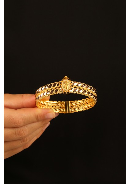 Tuğralı Rize Kelepçe Altın Bilezik YCGK004 fırsatları