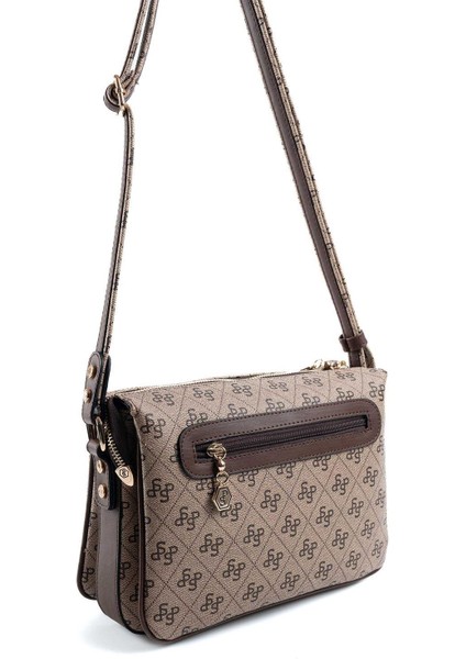 Koyu Bej - Kahve SP784 Kadın Çapraz Çanta fırsatları