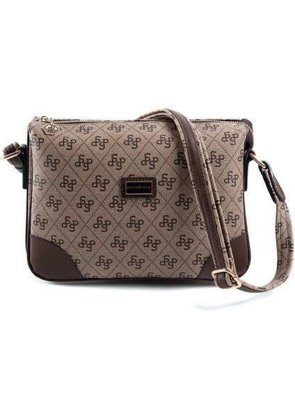 Koyu Bej - Kahve SP784 Kadın Çapraz Çanta indirimleri