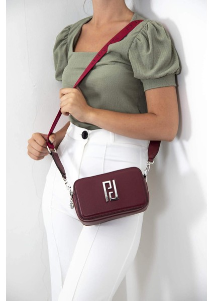 Bordo SP1078 Kadın Çapraz Çanta