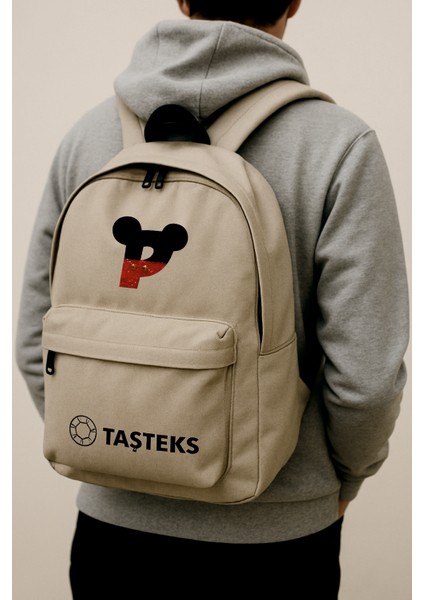 Taşlı Ütülenebilen Veya Sticker Olarak Kullanılabilen ' Mickey P ' Harfi modelleri