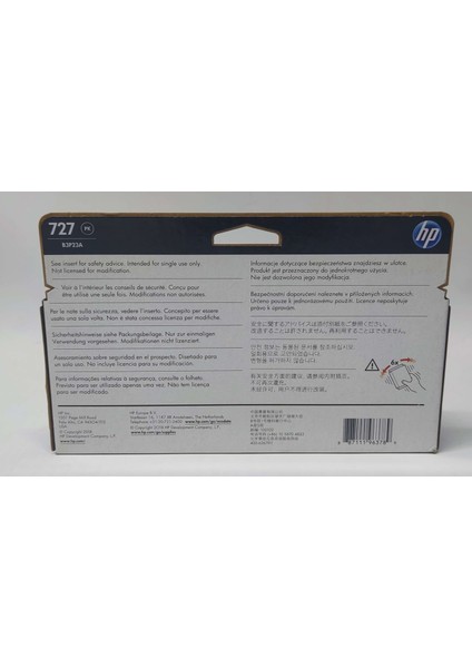 Hp 727 B3P23A Photo Black Kartuş 130ML fırsatları