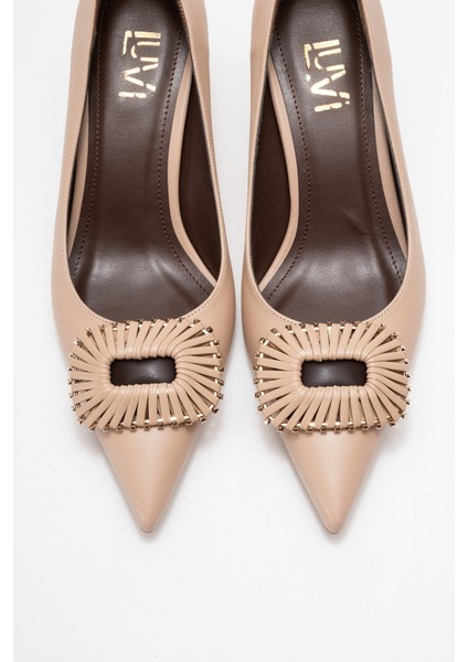 Great Bej-Kahverengi Tokalı Kadın Topuklu Ayakkabı fiyatları