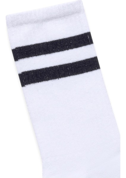 Şeritli Tenis Çorap Beyaz fiyatları