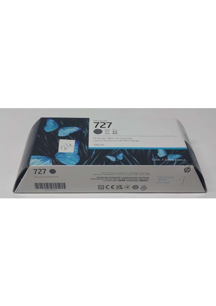 Hp 727 B3P24A Gray Kartuş 130ML fiyatları