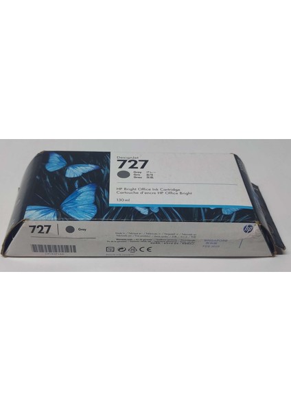 Hp 727 B3P24A Gray Kartuş 130ML fiyatları