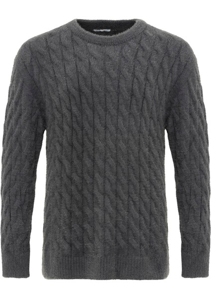 Oversize Triko Kazak Füme fırsatları