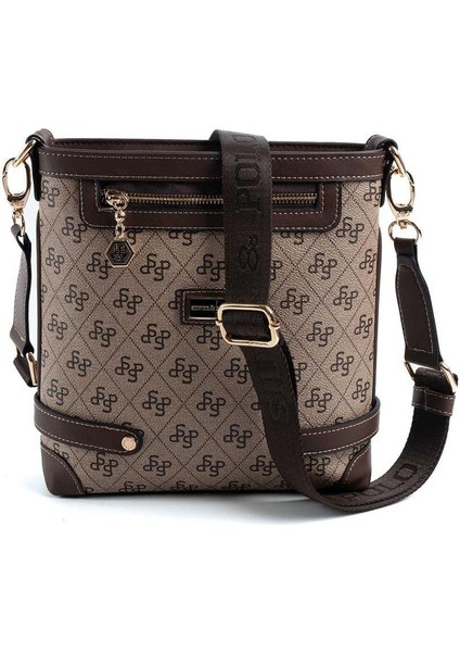 Koyu Bej - Kahve SP1120 Kadın Çapraz Çanta indirimleri