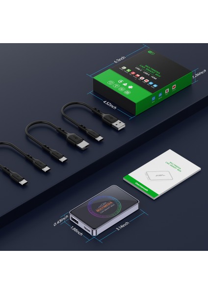 Y2 Carplay & Android Auto Box, 4GB+32GB Youtube Netflix Hareket Halinde Video Gps,hdmı Tv Bağlantı modelleri